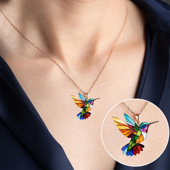 Hummingbird Shaped Necklace with Gift Earrings – Limited Time Offer