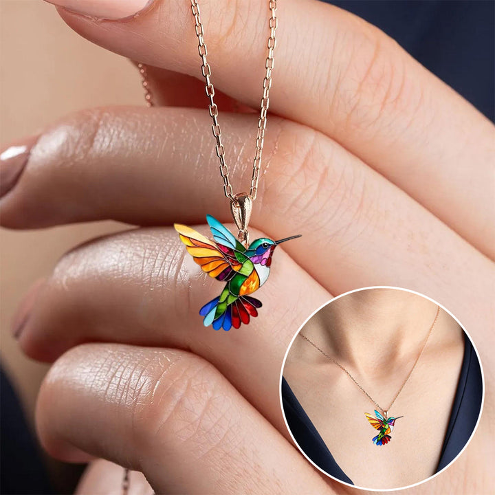 Hummingbird Shaped Necklace with Gift Earrings – Limited Time Offer