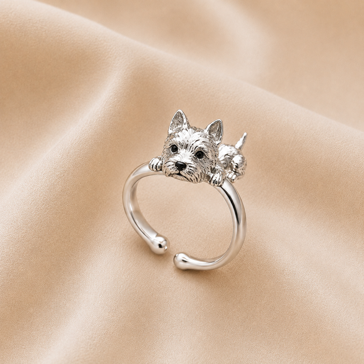 Adjustable Retro Style Ring for Dogs