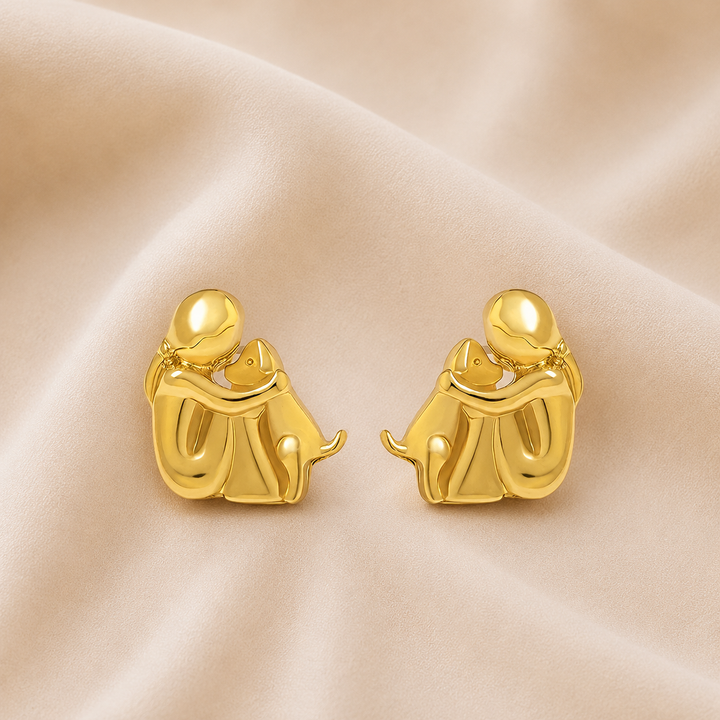 Silver and Gold Bi-Colour Hoop Earrings