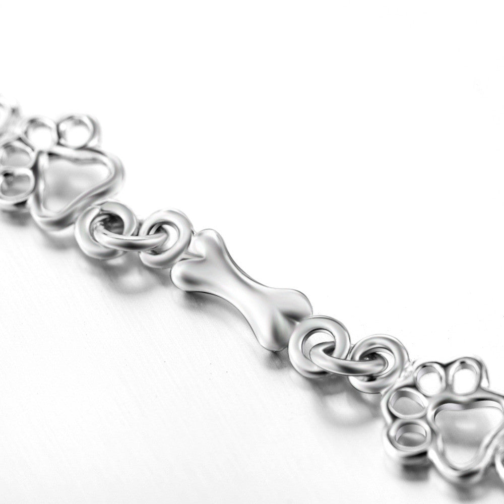 Incanto Bracelet with Paw Prints and Dog Bones in Limited Edition