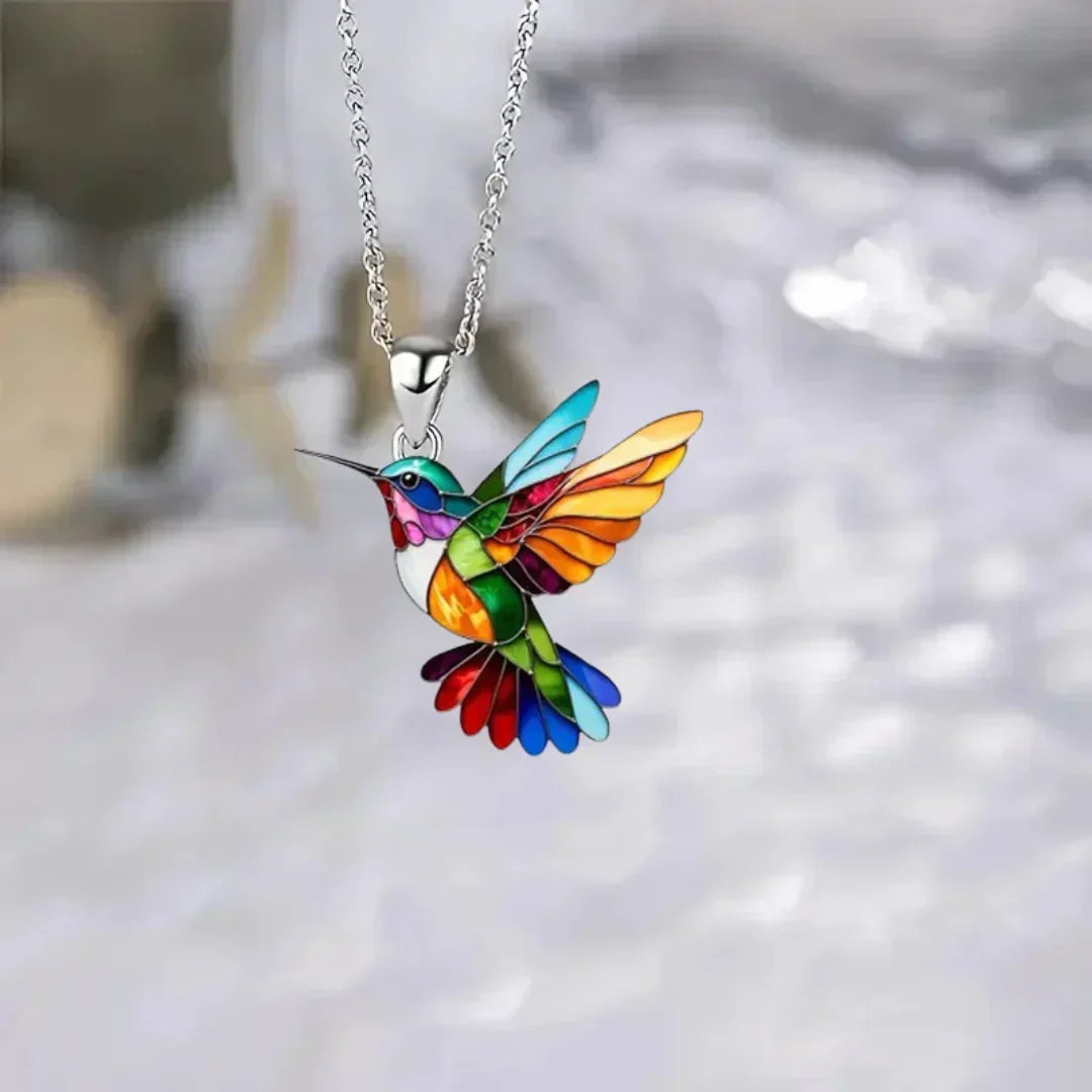 Hummingbird Shaped Necklace with Gift Earrings – Limited Time Offer