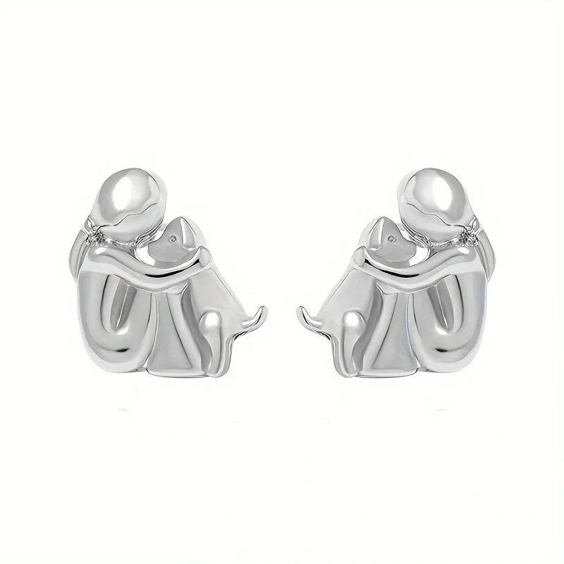 Silver and Gold Bi-Colour Hoop Earrings