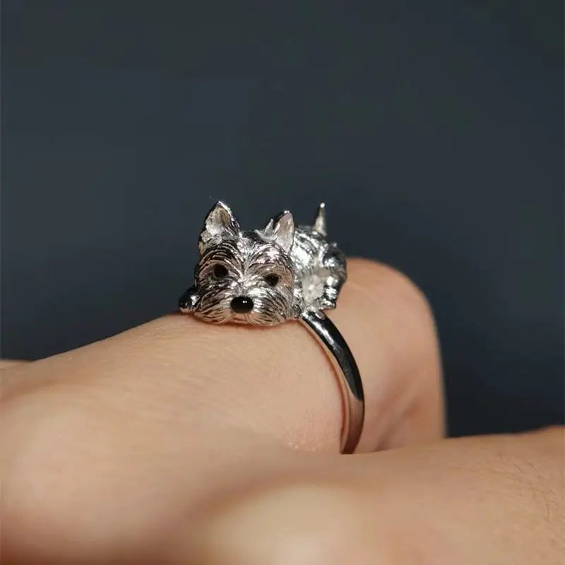Adjustable Retro Style Ring for Dogs