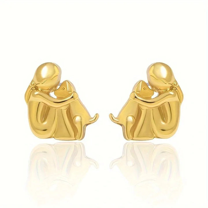 Silver and Gold Bi-Colour Hoop Earrings