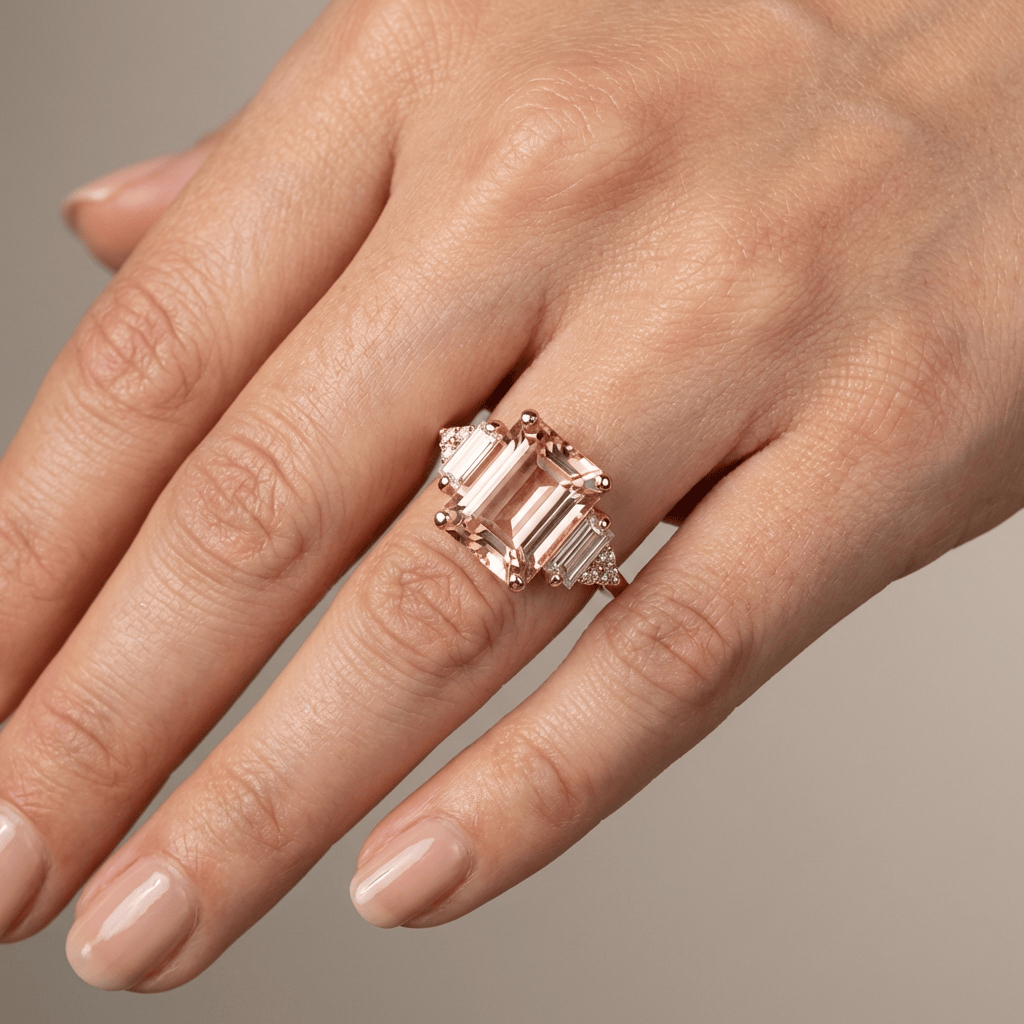 TRIO DIAMOND SILVER RING