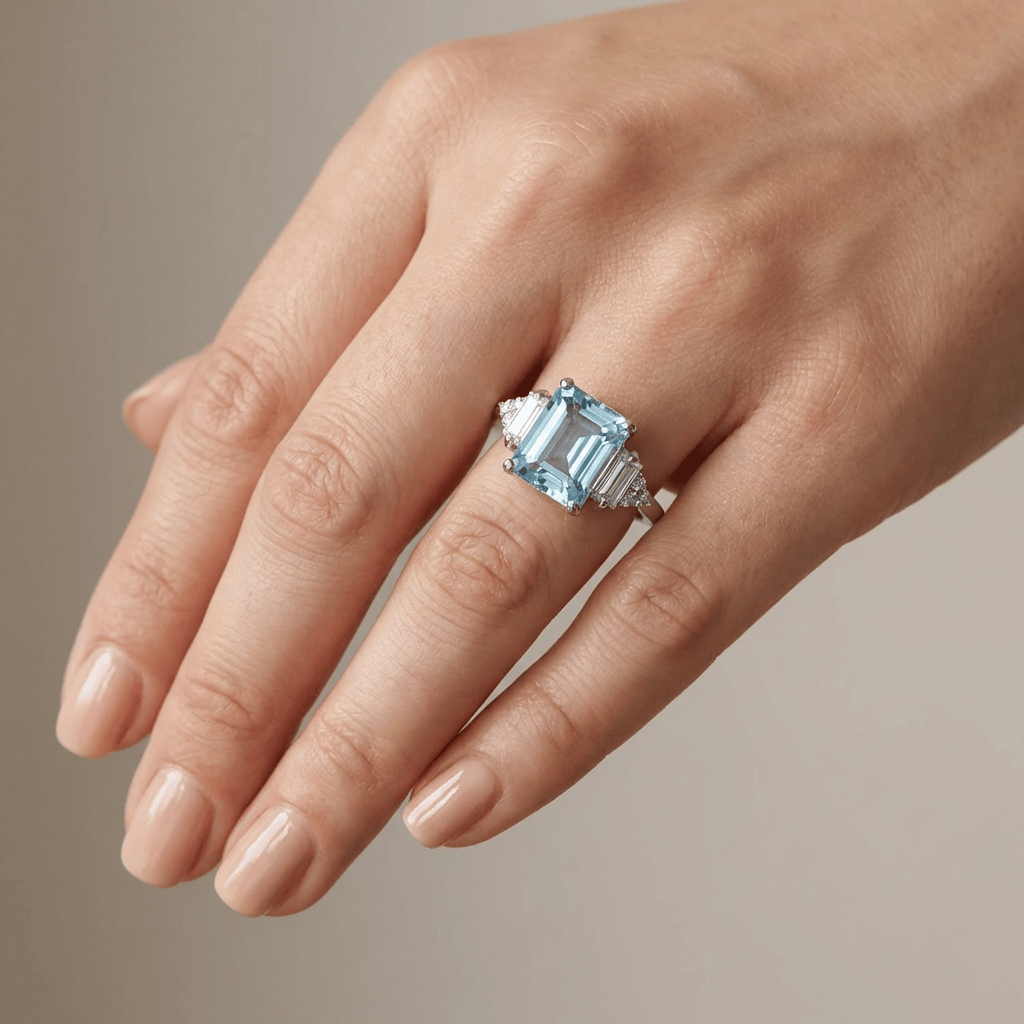 TRIO DIAMOND SILVER RING